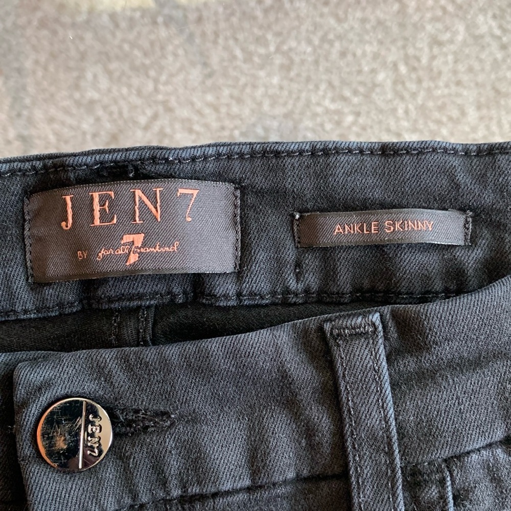Jen 7 By 7 For All Mankind Ankle Skinny Jeans - Picture 4 of 16